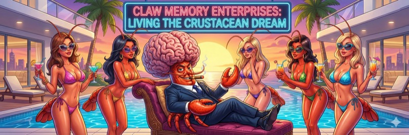 Larry living the crustacean dream